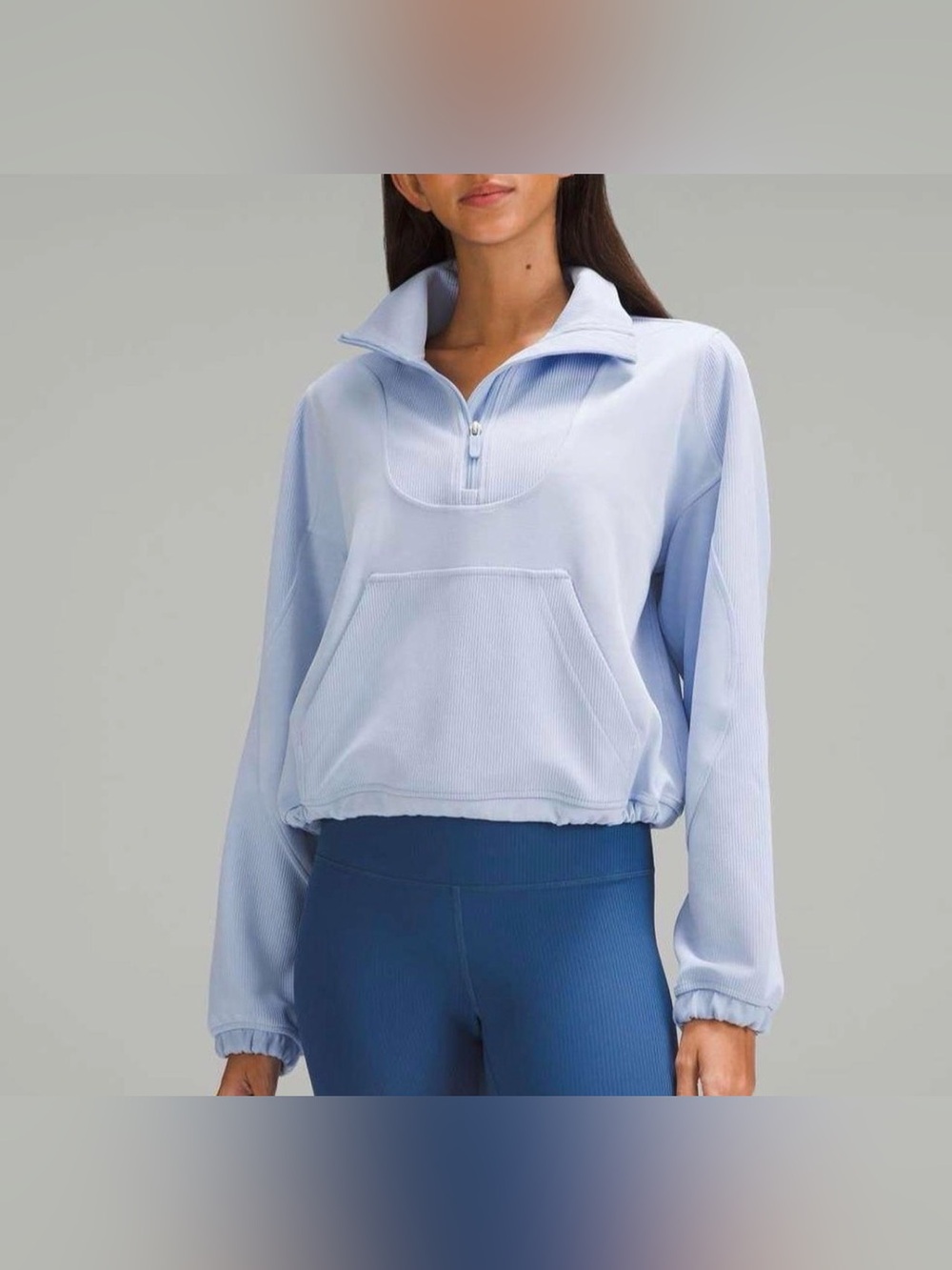 Lululemon Brushed Softstreme Ribbed Half Zip
